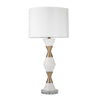 Sagebrook Home Ceramic 31`` Multi Cone Table Lamp, White/Gold