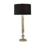 Sagebrook Home Metal 35`` Abstract Bars Table Lamp, Gold