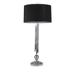 Sagebrook Home Metal 35`` Abstract Bars Table Lamp, Silver