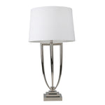 Sagebrook Home Metal 34`` Open Urn Table Lamp W/ Usb, Silver