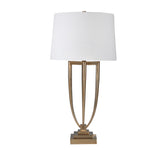 Sagebrook Home Metal 34`` Open Urn Table Lamp W/ Usb, Gold