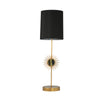 Sagebrook Home Metal 29`` Starburst Mirror Table Lamp, Gold