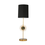 Sagebrook Home Metal 29`` Starburst Mirror Table Lamp, Gold
