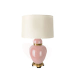 Sagebrook Home Glass 29`` Urn Table Lamp, Pink