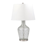 Sagebrook Home Glass 29`` Jar Table Lamp, Clear
