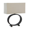 Sagebrook Home Metal 25`` Circle Table Lamp, Bronze
