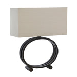 Sagebrook Home Metal 25`` Circle Table Lamp, Bronze