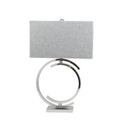 Sagebrook Home Metal 29`` Cc Table Lamp, Silver