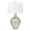 Sagebrook Home Mercury Glass 30`` Table Lamp W/Hammered Finish, Si