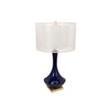 Sagebrook Home Ceramic 32`` Bottle Table Lampwith Double Shade, Na