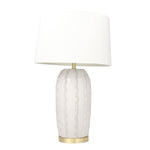 Sagebrook Home 50209-01 31" Ceramic Ribbon Table Lamp, Ivory