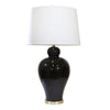 Sagebrook Home Ceramic 32`` Urn Table Lamp, Black