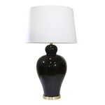 Sagebrook Home Ceramic 32`` Urn Table Lamp, Black