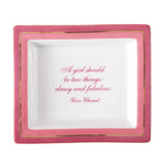 Two's Company 50211 A Girl Should Be Classy and Fabulous Tray in Gift Box