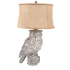 Sagebrook Home Resin 31`` Owl Table Lamp, Beige