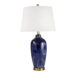 Sagebrook Home Ceramic 28`` Ginger Jar Table Lamp, Blue