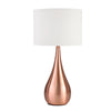 Sagebrook Home Metal 28`` Teardrop Table Lamp, Copper