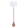 Sagebrook Home Metal 60`` Teardrop Floor Lamp, Copper