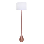 Sagebrook Home Metal 60`` Teardrop Floor Lamp, Copper