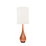 Sagebrook Home Metal 40`` Teardrop Table Lamp, Copper