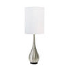 Sagebrook Home 50222-04 40" Metal Teardrop Table Lamp, Silver