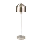 Sagebrook Home Metal 25`` Mushroom Table Lamp,Silver