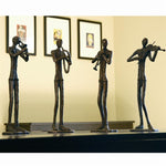 SPI Home 50246 Jazz Playing Musician Sculptures Set of 4 - Home Decor