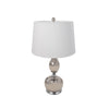 Sagebrook Home Ceramic 33`` Genie Table Lamp,Silver