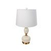 Sagebrook Home Ceramic 33`` Genie Table Lamp,White