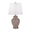 Sagebrook Home Ceramic 30`` Urn Table Lamp, Beige