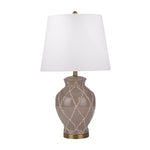 Sagebrook Home Ceramic 30`` Urn Table Lamp, Beige
