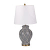 Sagebrook Home Ceramic 30`` Urn Table Lamp, Gray