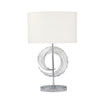 Sagebrook Home Metal 29`` Swirl Table Lamp, Silver
