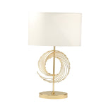 Sagebrook Home Metal 29`` Swirl Table Lamp, Gold