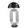 Sagebrook Home Metal 28`` Art Deco Table Lamp,Silver