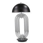 Sagebrook Home Metal 28`` Art Deco Table Lamp,Silver