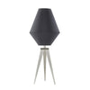 Sagebrook Home 50272 27" Metal Tripod Table Lamp, Black