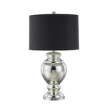 Sagebrook Home Glass 31`` Urn Table Lamp, Silver
