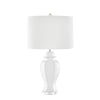 Sagebrook Home Ceramic 31`` Rope Embossed Table Lamp, Cream