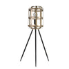 Sagebrook Home Metal 32`` Tripod Table Lamp W/Open Weave Shade, Ch