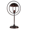 Sagebrook Home Metal 24`` Art Deco Table Lamp,Antique Copper