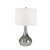 Sagebrook Home Metal 30`` Teardrop Table Lamp, Silver