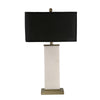 Sagebrook Home Alabaster 31`` Table Lamp, Ivory