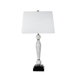 Sagebrook Home Marble 30`` Table Lamp, White