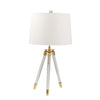 Sagebrook Home Acrylic 29`` Tripod Table Lamp,Gold