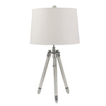 Sagebrook Home Acrylic 29`` Tripod Table Lamp,Silver