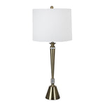 Sagebrook Home 50331 36" Metal Table Lamp, Brushed brass/Gold