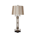 Sagebrook Home Metal 36`` Art Deco Table Lamp, Bronze
