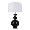 Sagebrook Home Glass 32`` Table Lamp, Black