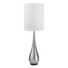 Sagebrook Home Metal 33`` Teardrop Table Lamp,Silver